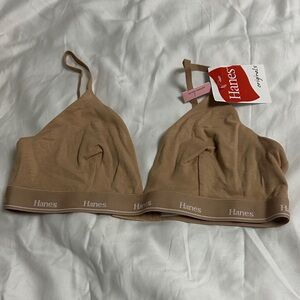 Hanes Women's Soft Brown Bralette